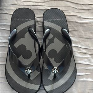 Tory Burch Black Flip Flops